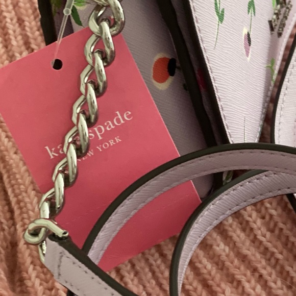 🆕 KATE SPADE | Lilac Purse Cameron Wildflower Ditsy - Picture 6 of 12